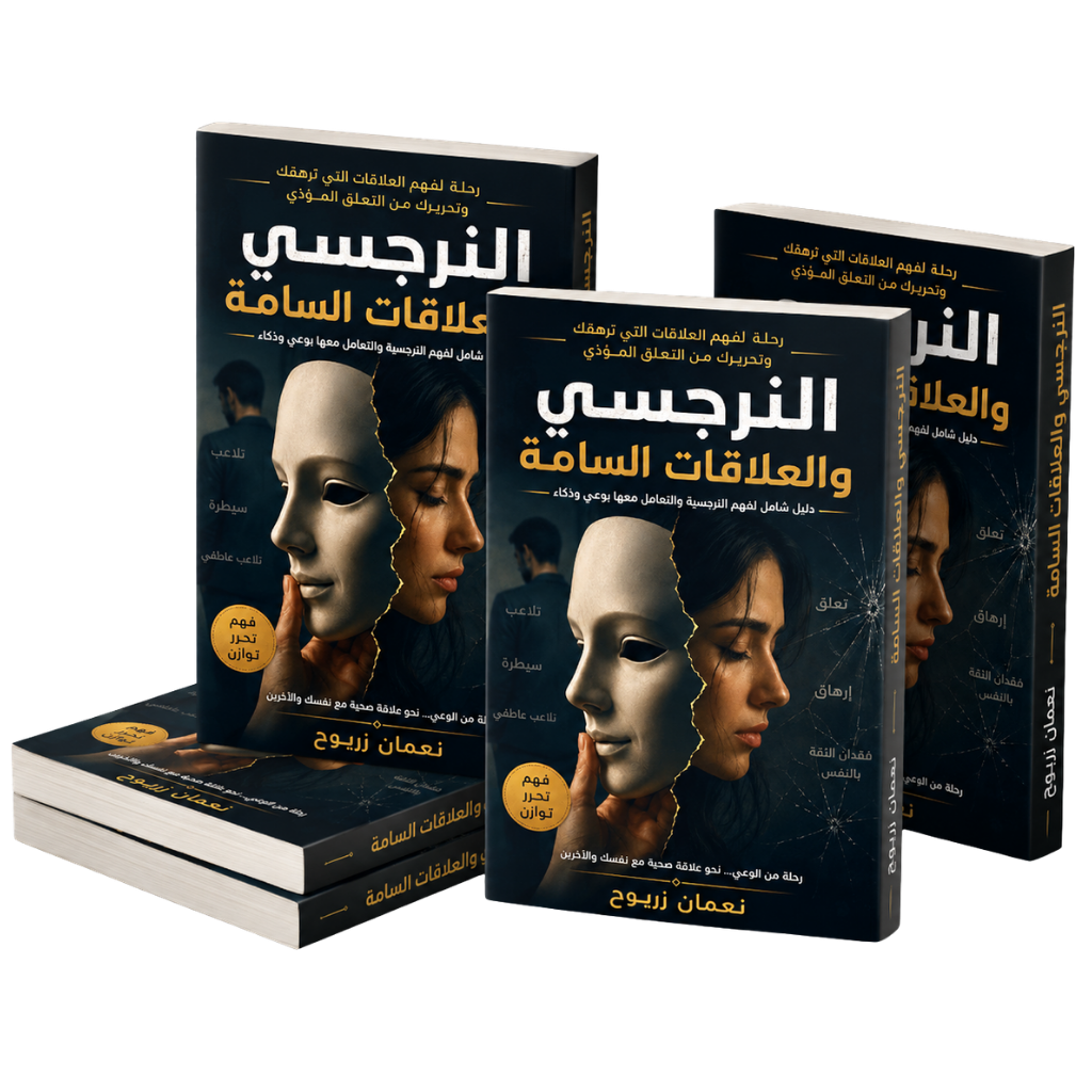 موك اب احترافي لكتاب النرجسي والعلاقات السامة